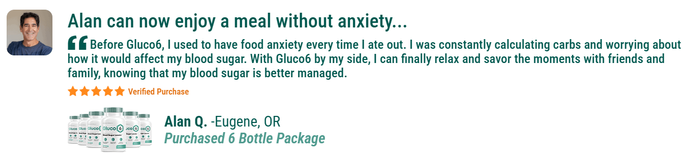 Gluco6 healthy blood sugar supplement